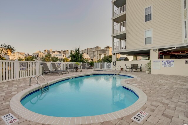 502 48th Ave S Unit 402, North Myrtle Beach, SC 29582 - community pool with a patio and fence