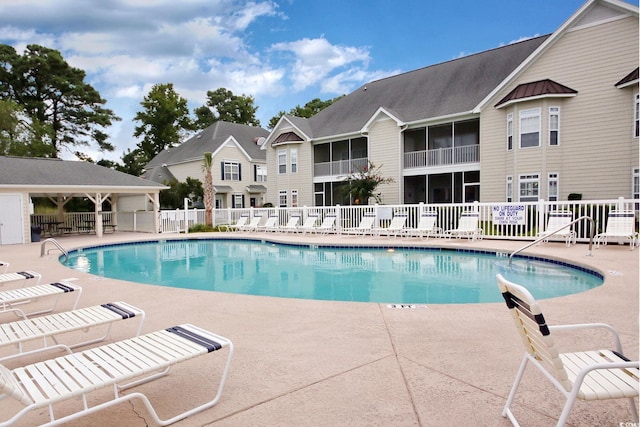 130 Scotch Broom Dr Unit H-103, Little River, SC 29566 - pool featuring fence and a patio area