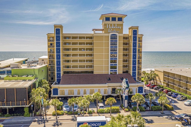 1200 N Ocean Blvd Unit 710, Myrtle Beach, SC 29577 - view of property with a water view