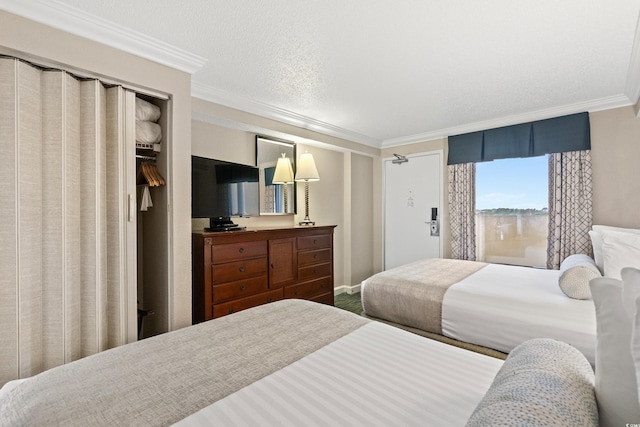 1200 N Ocean Blvd Unit 710, Myrtle Beach, SC 29577 - bedroom with crown molding and baseboards