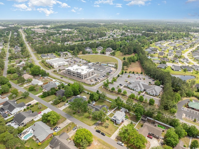 221 Lander Dr, Conway, SC 29526 - aerial view of residential area featuring a large body of water