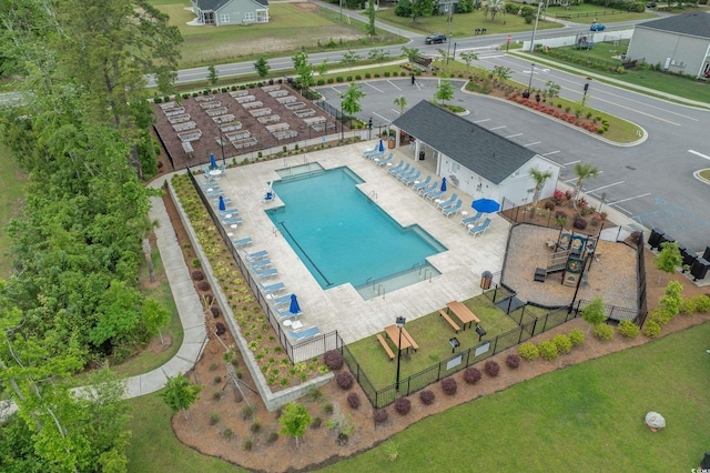 109 River Vista Way, Myrtle Beach, SC 29588 - drone / aerial view of a pool area