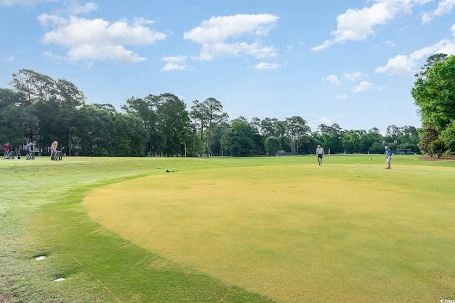 view of home's community with golf course view