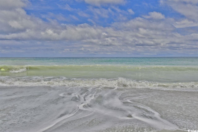 property view of water with a view of the beach