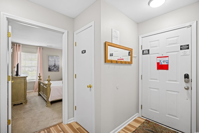 1204 River Oak Dr Unit 25-A, Myrtle Beach, SC 29579 - foyer with light wood-style floors and baseboards