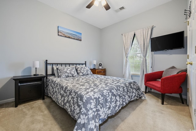 2090 Cross Gate Blvd Unit 202, Surfside Beach, SC 29575 - bedroom with carpet and ceiling fan