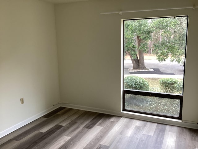 409 Salt Marsh Cir Unit 20C, Pawleys Island, SC 29585 - doorway with wood finished floors and baseboards