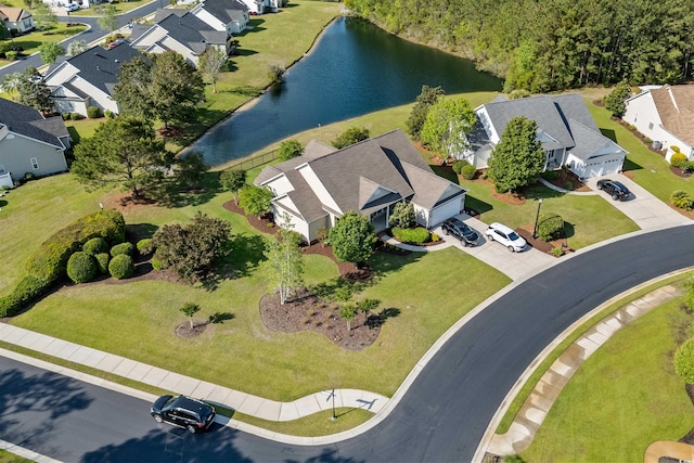 246 Laurel Bay Dr, Murrells Inlet, SC 29576 - birds eye view of property featuring a water view and a residential view