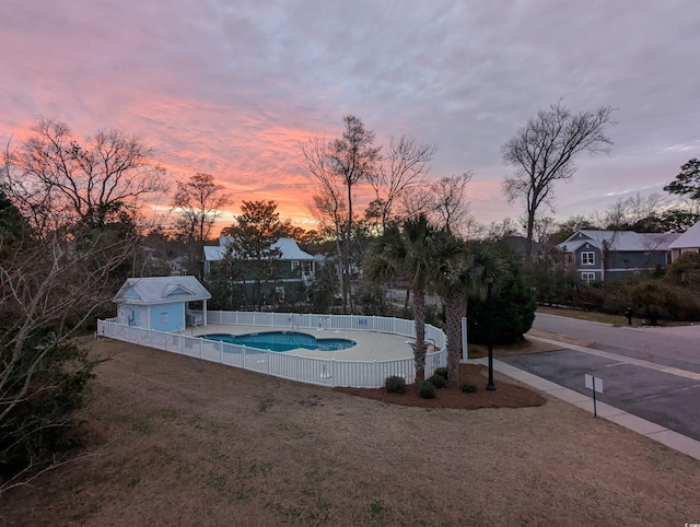 18 Trigger Fish Ln, Murrells Inlet, SC 29576 - view of swimming pool with fence and a fenced in pool