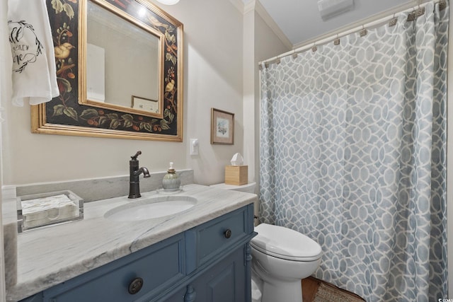 741 Tuckers Rd, Pawleys Island, SC 29585 - bathroom with toilet and vanity
