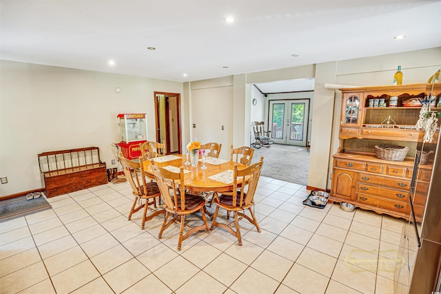 4391 Party Pines Rd, Conway, SC 29526 - dining space featuring light tile patterned floors and recessed lighting