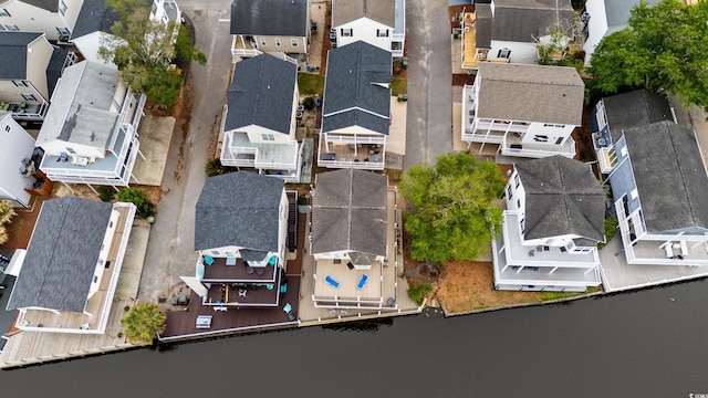 aerial perspective of suburban area