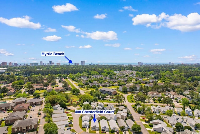 408 Chesterfield Ct, Myrtle Beach, SC 29577 - aerial view of city skyline