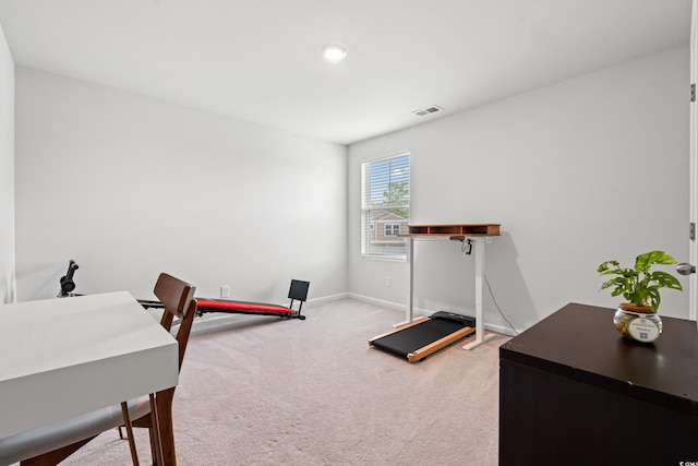189 Timber Oaks Dr, Myrtle Beach, SC 29588 - workout area featuring carpet floors and baseboards