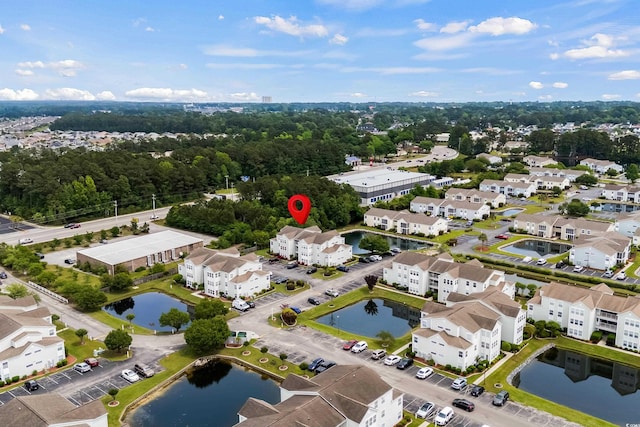 2262 Andover Dr Unit E, Surfside Beach, SC 29575 - aerial view of residential area featuring a nearby body of water