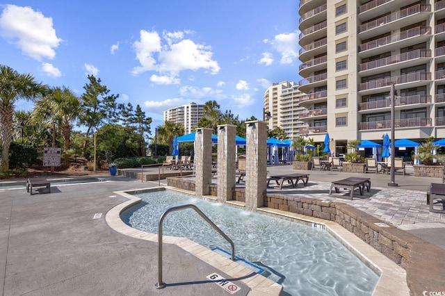view of pool