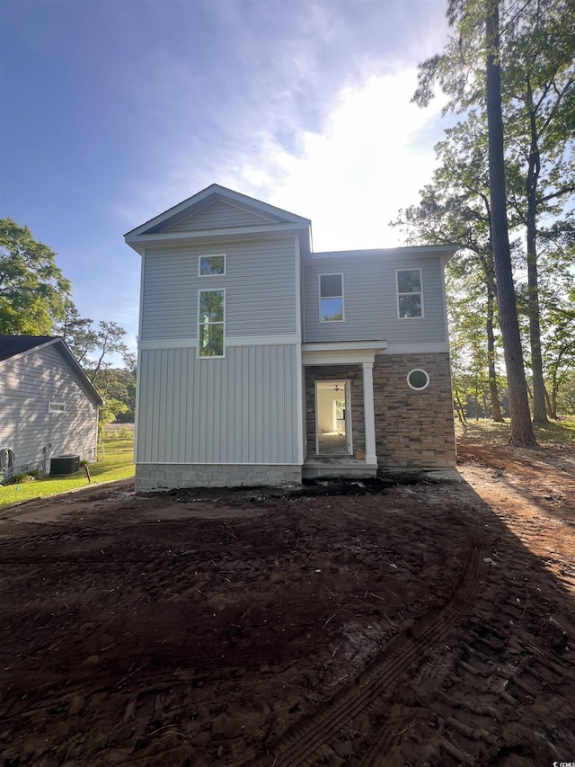 view of rear view of property