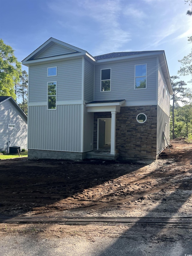 view of back of property
