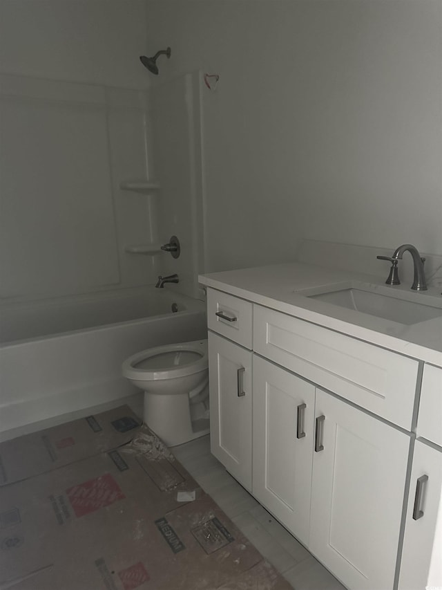 2212 Dykman Cir, Little River, SC 29566 - bathroom with vanity, toilet, and shower / bathtub combination