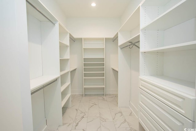 924 Morrall Dr, North Myrtle Beach, SC 29582 - walk in closet with light marble finish floors