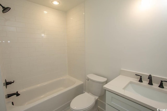 924 Morrall Dr, North Myrtle Beach, SC 29582 - full bath featuring vanity, shower / bath combination, and recessed lighting