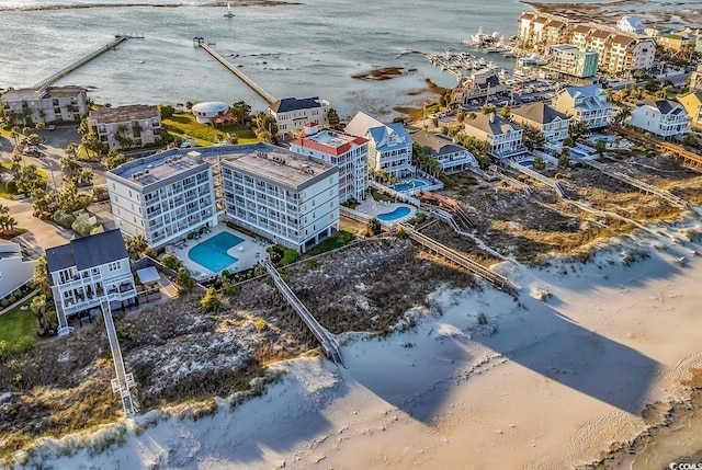1581 S Waccamaw Dr Unit 302, Garden City Beach, SC 29576 - bird's eye view featuring a water view