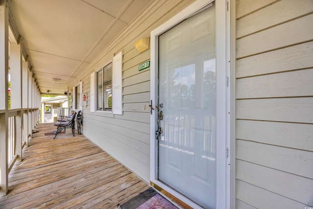 1260 White Tree Ln Unit F, Myrtle Beach, SC 29588 - view of exterior entry featuring covered porch