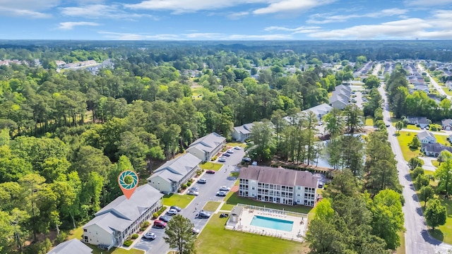 1260 White Tree Ln Unit F, Myrtle Beach, SC 29588 - aerial view with a wooded view