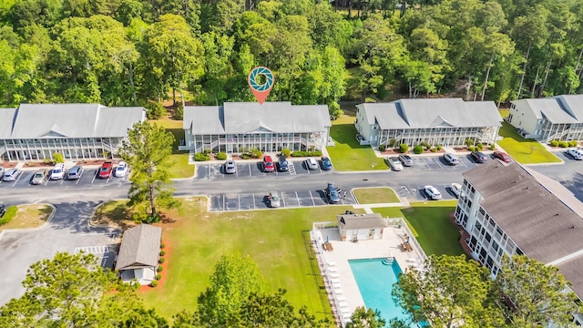 1260 White Tree Ln Unit F, Myrtle Beach, SC 29588 - drone / aerial view