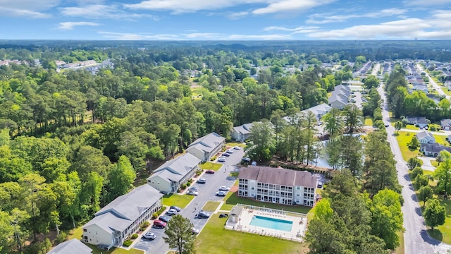 1260 White Tree Ln Unit F, Myrtle Beach, SC 29588 - birds eye view of property with a forest view