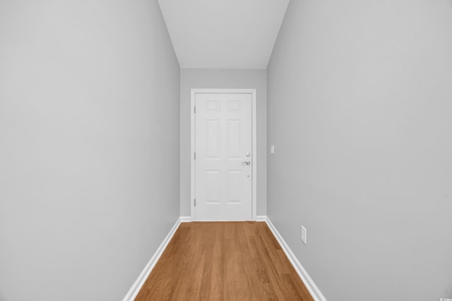 1260 White Tree Ln Unit F, Myrtle Beach, SC 29588 - doorway with baseboards and light wood finished floors
