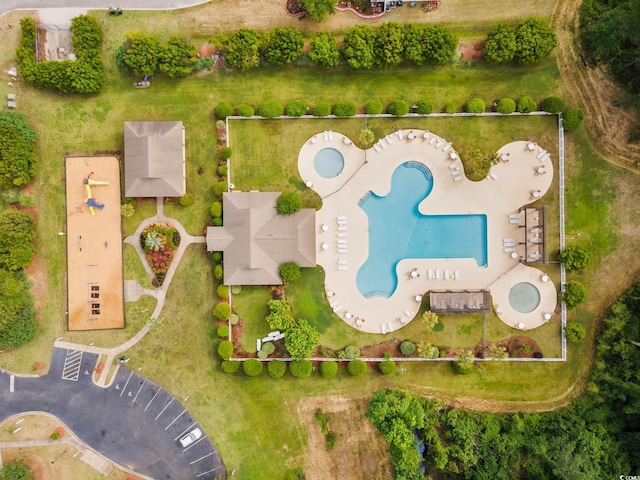 1097 Stoney Falls Blvd, Myrtle Beach, SC 29579 - aerial view of a pool