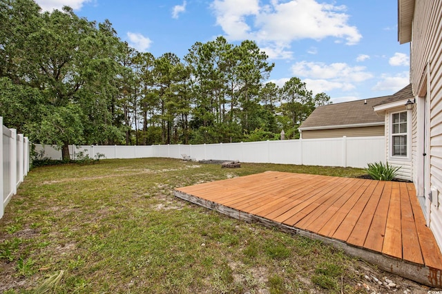 1097 Stoney Falls Blvd, Myrtle Beach, SC 29579 - view of yard featuring a wooden deck