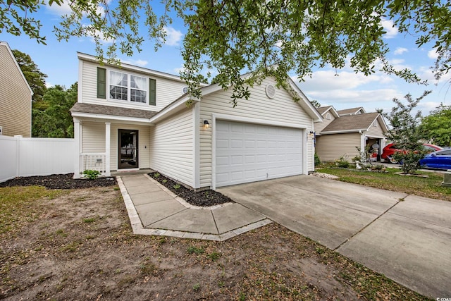 1097 Stoney Falls Blvd, Myrtle Beach, SC 29579 - traditional-style house with an attached garage and concrete driveway