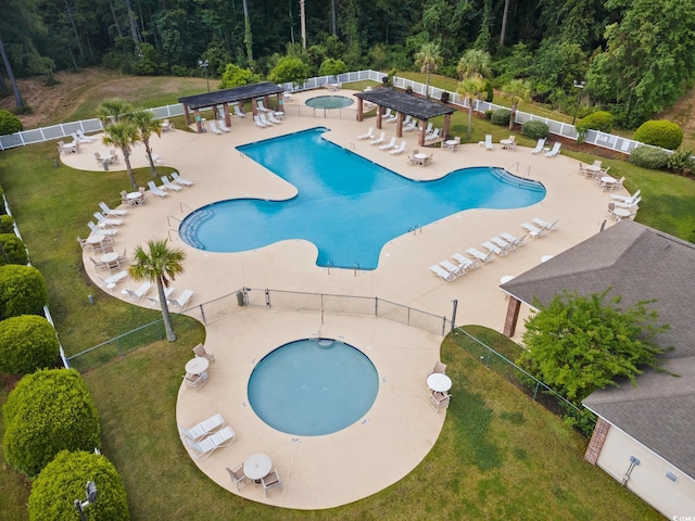 1097 Stoney Falls Blvd, Myrtle Beach, SC 29579 - community pool featuring a patio