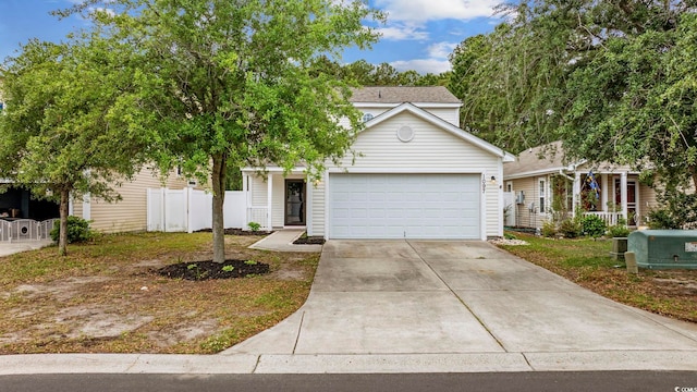 1097 Stoney Falls Blvd, Myrtle Beach, SC 29579 - view of property hidden behind natural elements with an attached garage and driveway