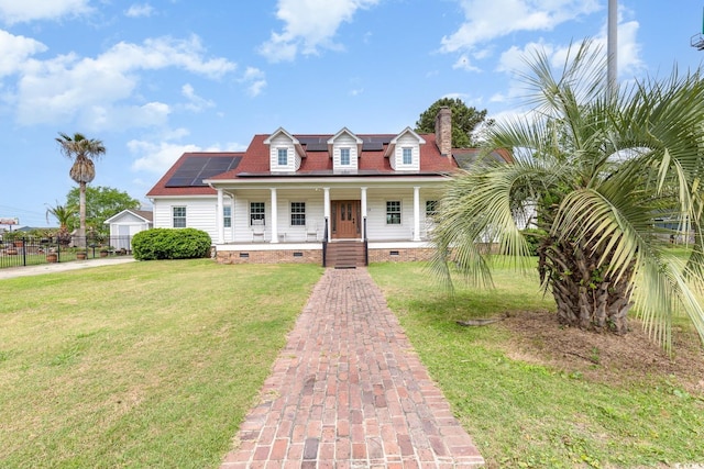 128 Causey St, Myrtle Beach, SC 29577 - view of front facade with crawl space and covered porch