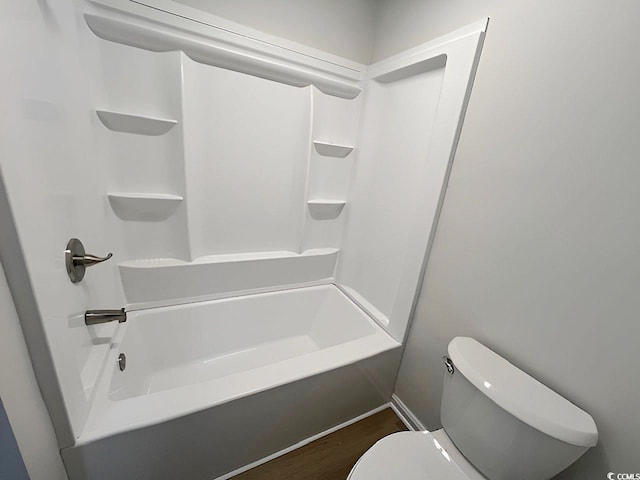116 Hickory Dr, Conway, SC 29526 - bathroom with toilet and wood finished floors