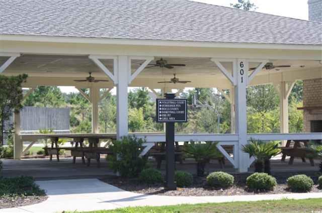 127 Willow Bay Dr, Murrells Inlet, SC 29576 - exterior space featuring a gazebo