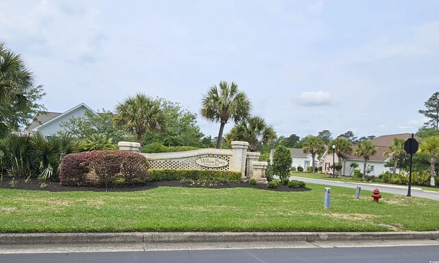 127 Willow Bay Dr, Murrells Inlet, SC 29576 - community / neighborhood sign with a lawn