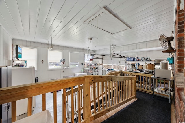 153 Busbee St, Conway, SC 29526 - misc room featuring attic access