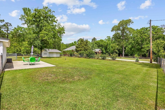 153 Busbee St, Conway, SC 29526 - view of yard featuring a patio and view of wooded area