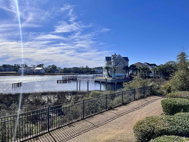 view of water feature