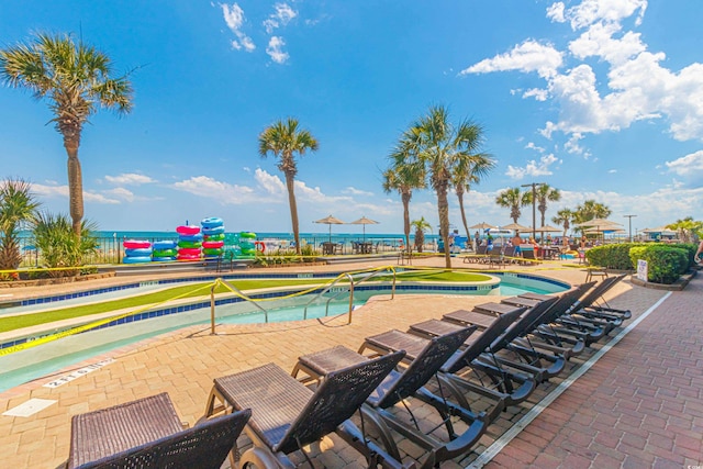 view of pool