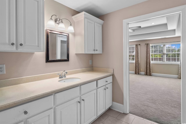 7602 Glenwood Dr, Myrtle Beach, SC 29572 - bathroom featuring vanity and tile patterned floors