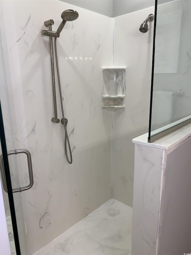 223 S 9th Ave S, North Myrtle Beach, SC 29582 - bathroom with a marble finish shower