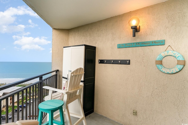 5523 N Ocean Blvd Unit 1201, Myrtle Beach, SC 29577 - balcony featuring a water view