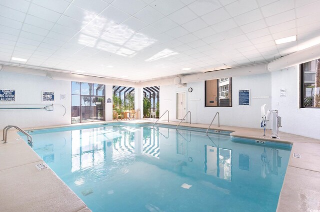 5523 N Ocean Blvd Unit 1201, Myrtle Beach, SC 29577 - view of indoor pool
