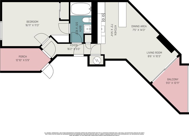 5523 N Ocean Blvd Unit 1201, Myrtle Beach, SC 29577 - view of property floor plan