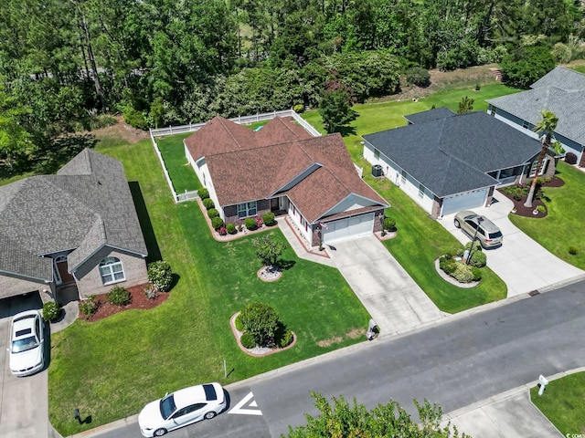 drone / aerial view